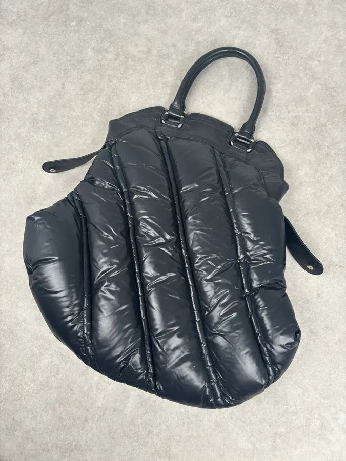 Moncler Black Nylon Quilted Handle Bag MBoJzsc 5