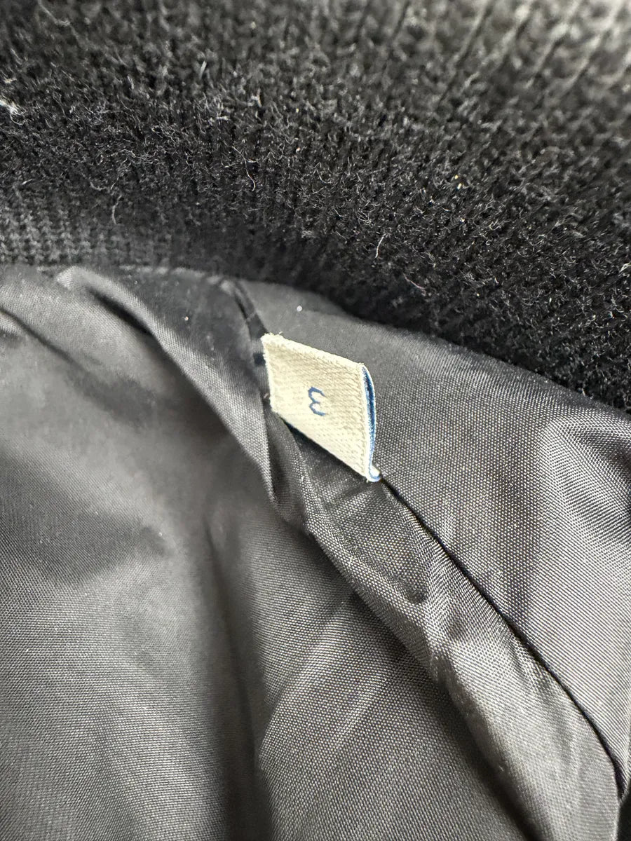 Moncler Black Quilted Leather Padded Puffer Jacket FpXOqXO 9