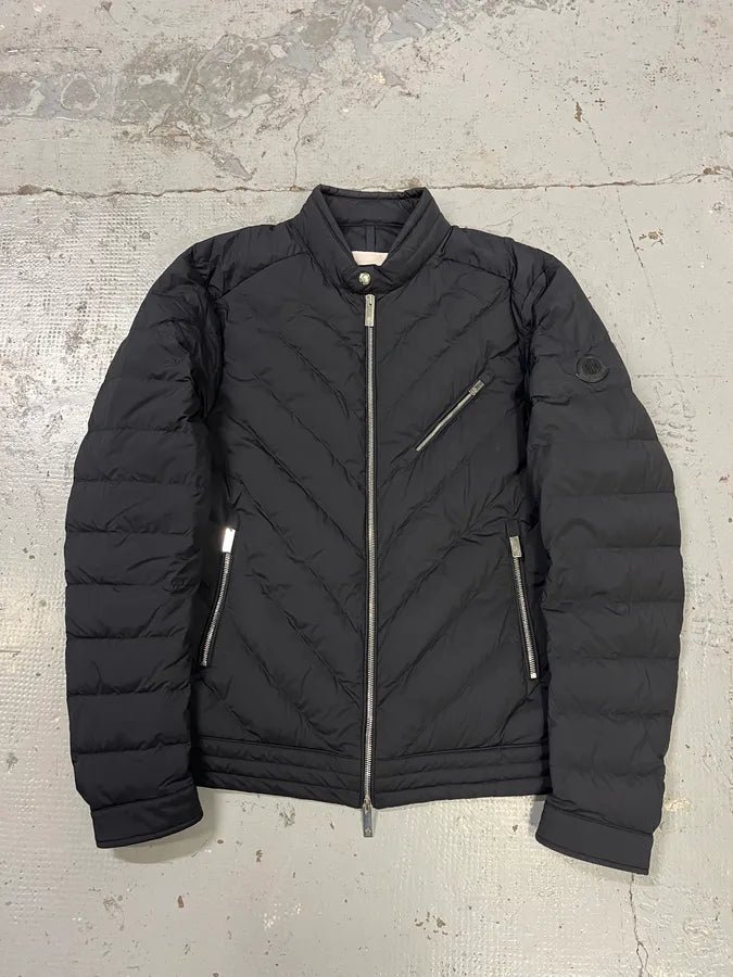 Moncler Black Quilted Puffer Jacket uZHrAWS 0
