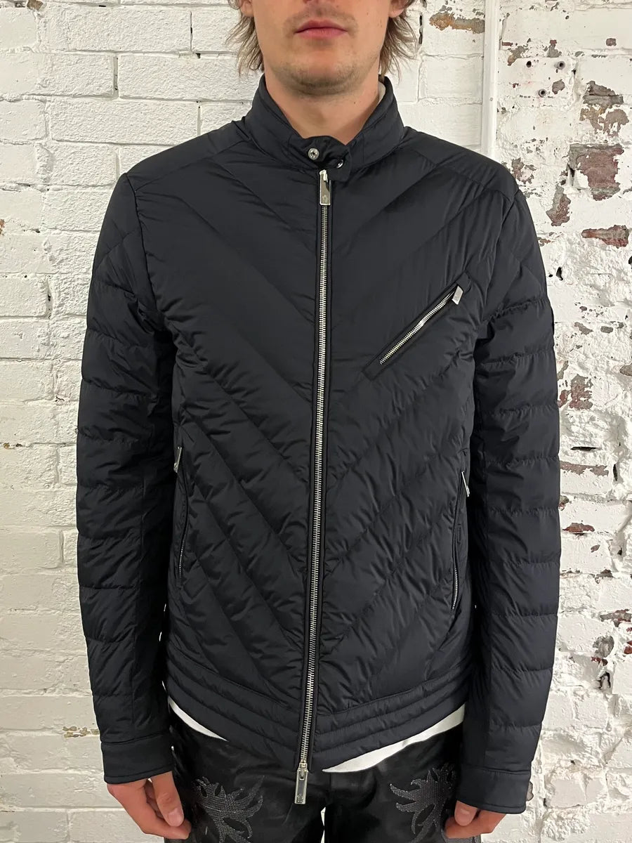 Moncler Black Quilted Puffer Jacket uZHrAWS 1