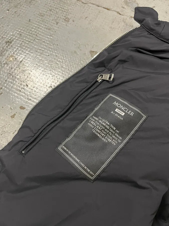 Moncler Black Quilted Puffer Jacket uZHrAWS 10