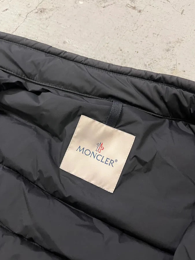 Moncler Black Quilted Puffer Jacket uZHrAWS 9