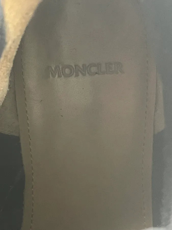 Moncler Black Suede Lace Up Combat Boots  tIkxSrj 11