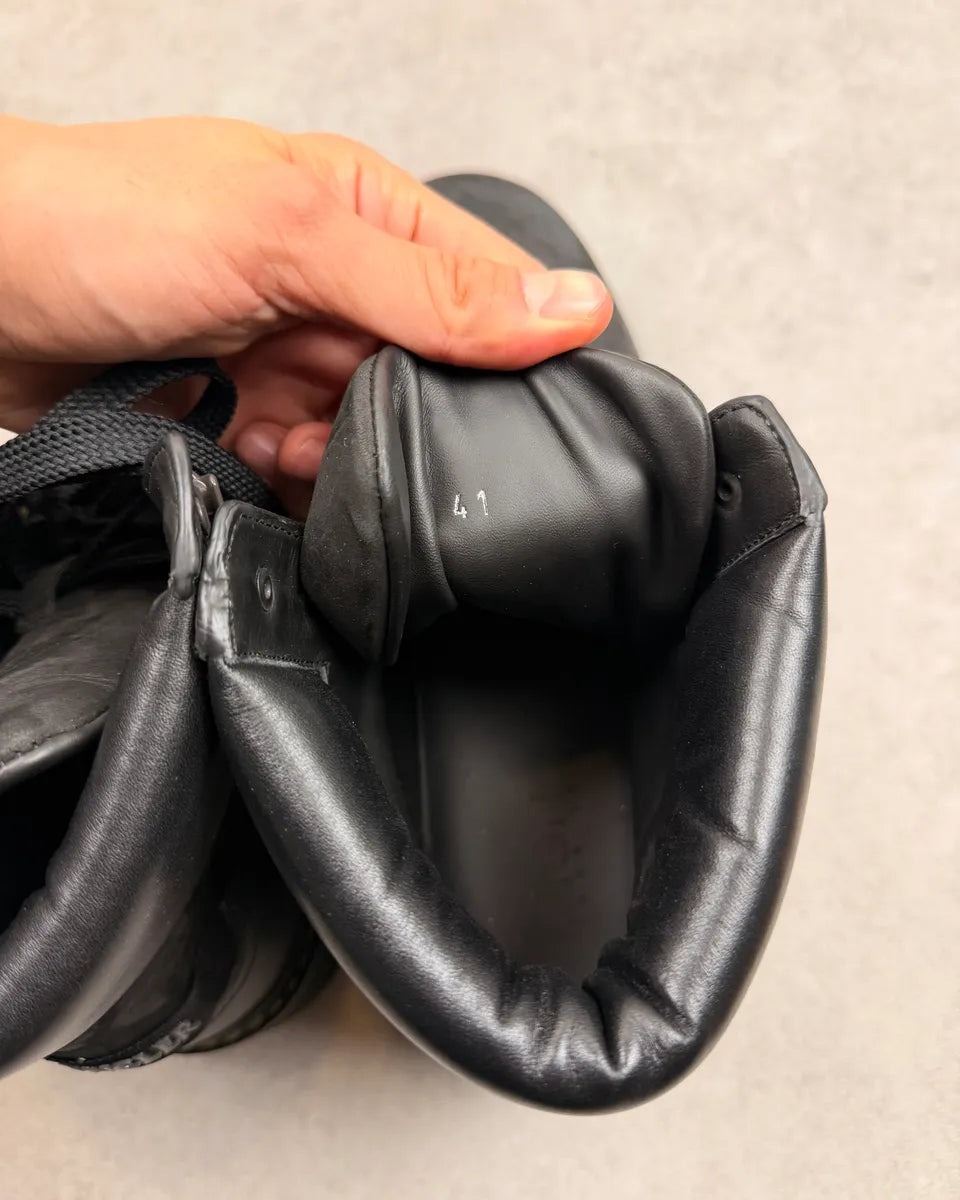 Moncler Black Suede Leather Boots INroSiA 6