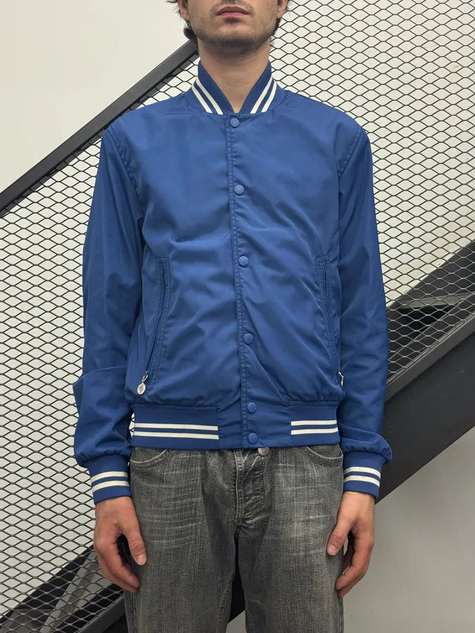 Moncler Blue Light Windbreaker Jacket QrstwqE 1