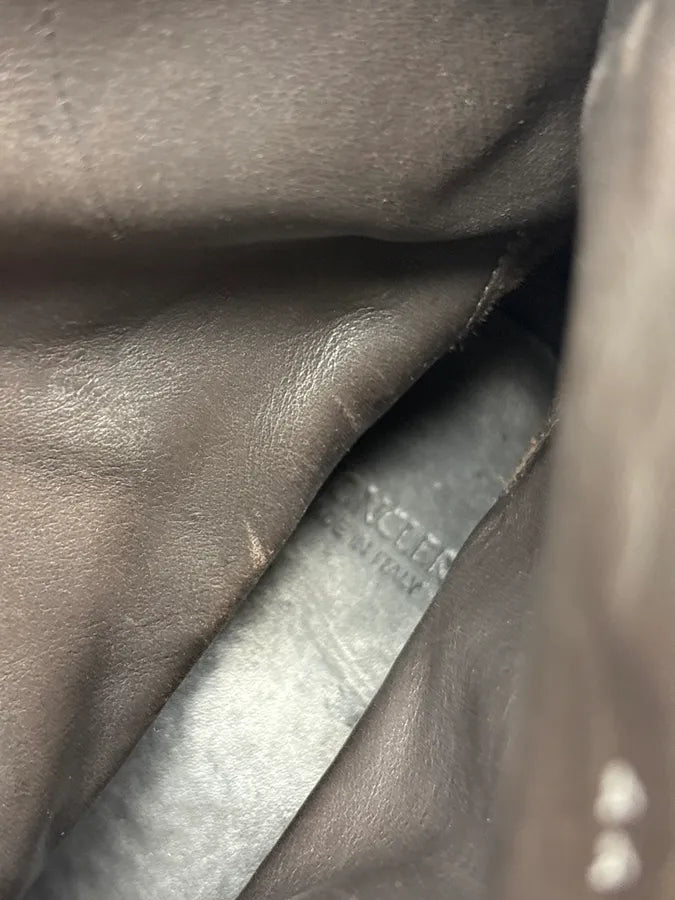 Moncler Brown Leather Lace-Up Boots MUkvcpz 7