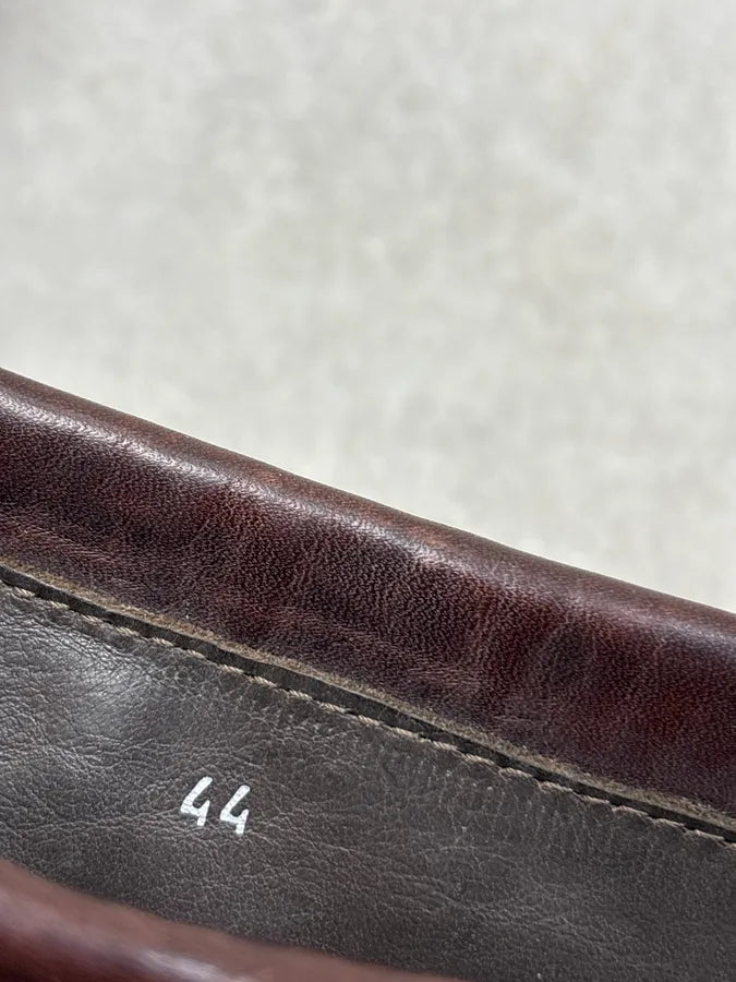 Moncler Brown Leather Lace-Up Boots MUkvcpz 8