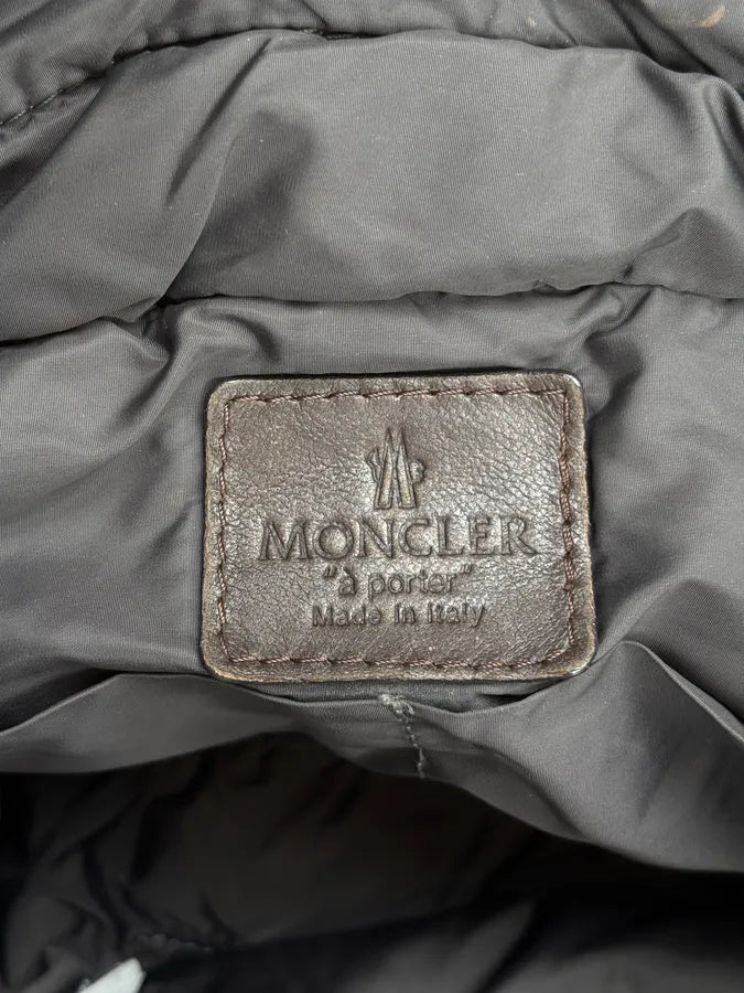 Moncler Brown Nappa Quilted Leather Shoulder Bag dHYURLP 20