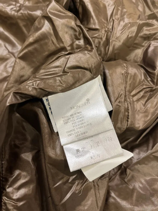 Moncler Brown Quilted Biker Puffer Jacket TCTirRP 11