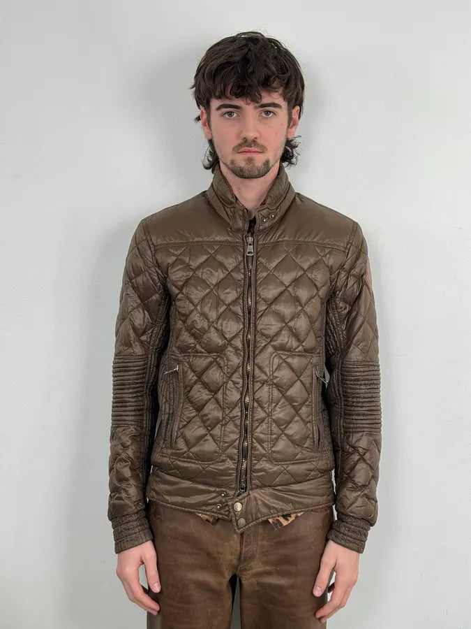Moncler Brown Quilted Puffer Jacket TvXAlVM 1