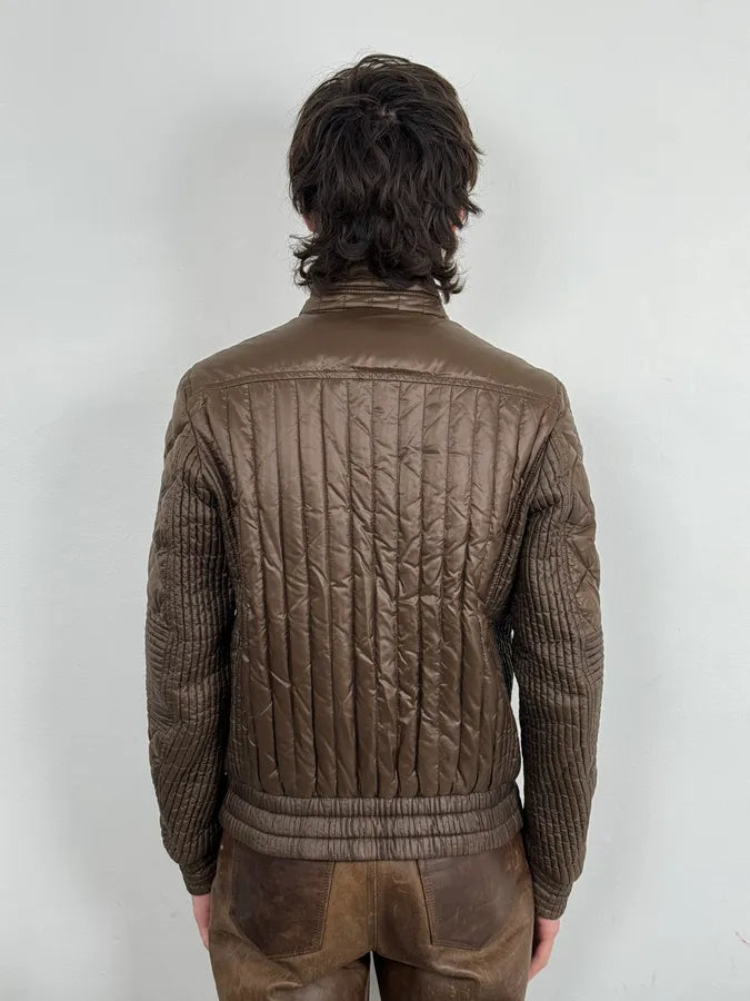 Moncler Brown Quilted Puffer Jacket TvXAlVM 2