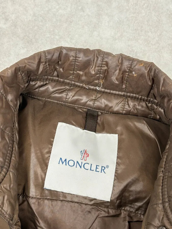 Moncler Brown Quilted Puffer Jacket TvXAlVM 4