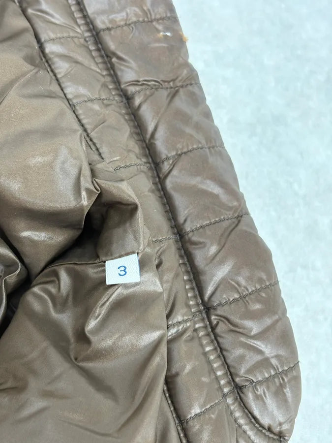 Moncler Brown Quilted Puffer Jacket TvXAlVM 9