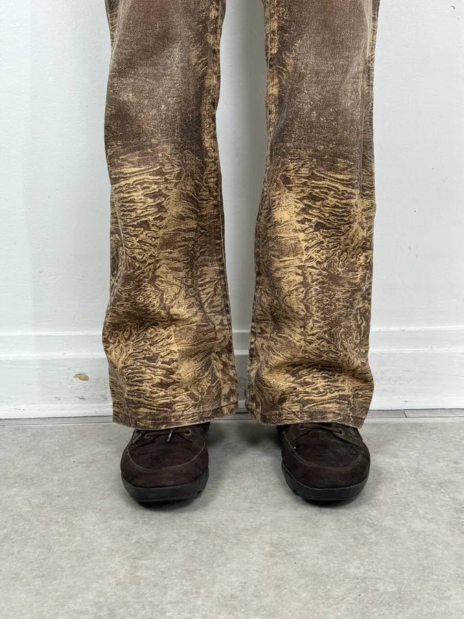 Moncler Brown Suede Puffer Lace-Up Hiking Boots hATGXwG 2