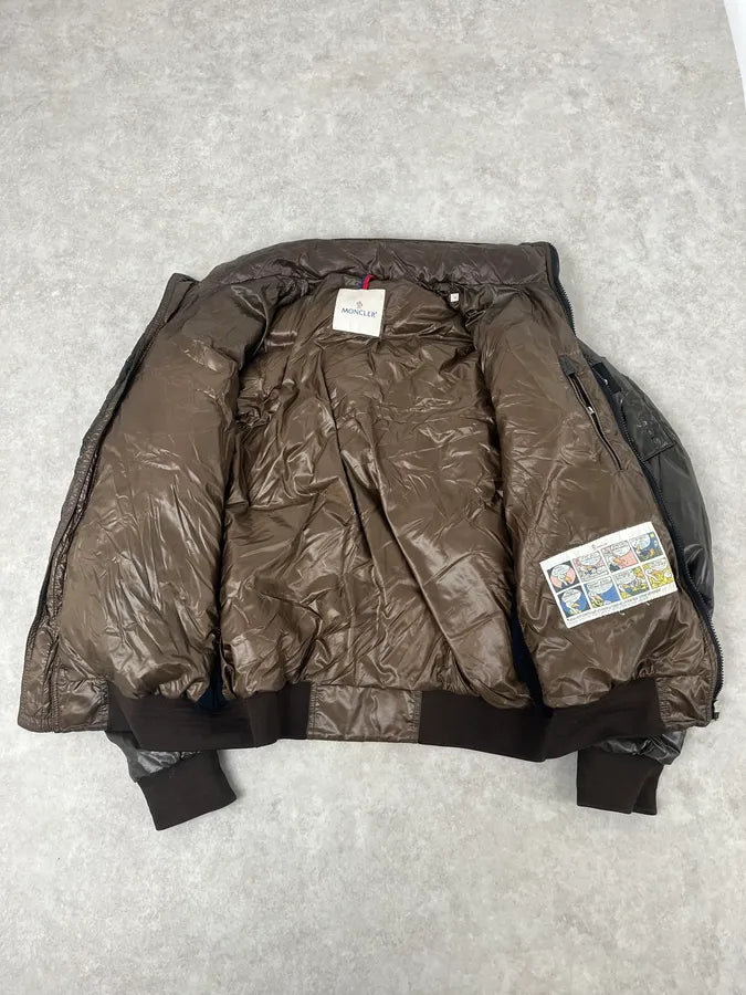 Moncler Cozy Brown Puffer Jacket QXmqfXP 11