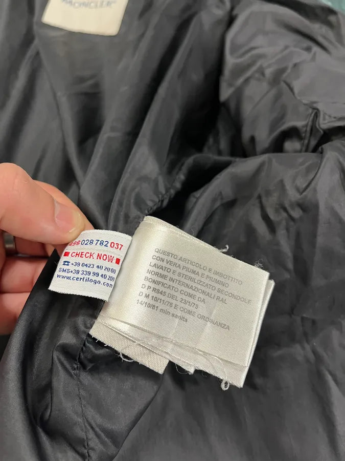 Moncler Green & White Quilted Puffer Jacket DfoEvDU 11