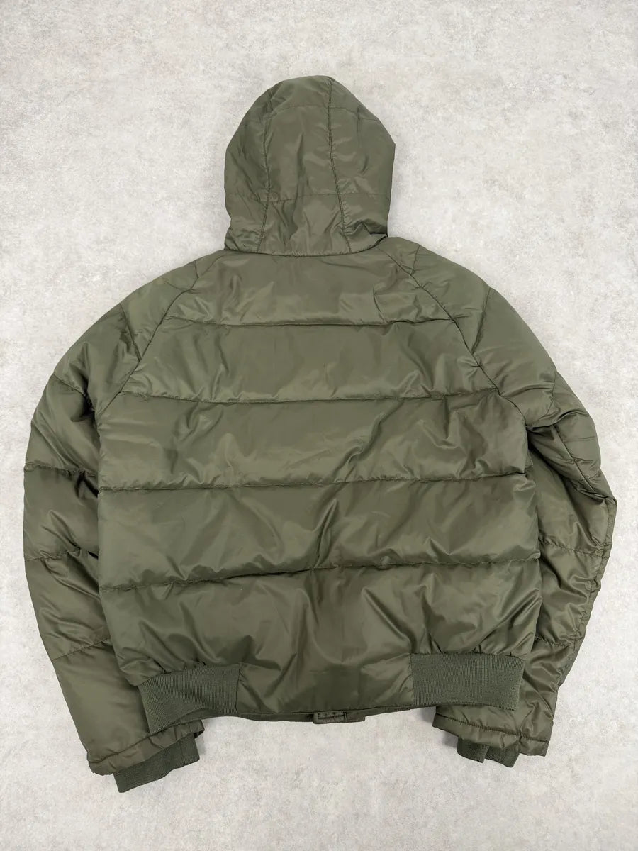 Moncler Green Fur Hood Puffer Jacket XBOvSHn 3