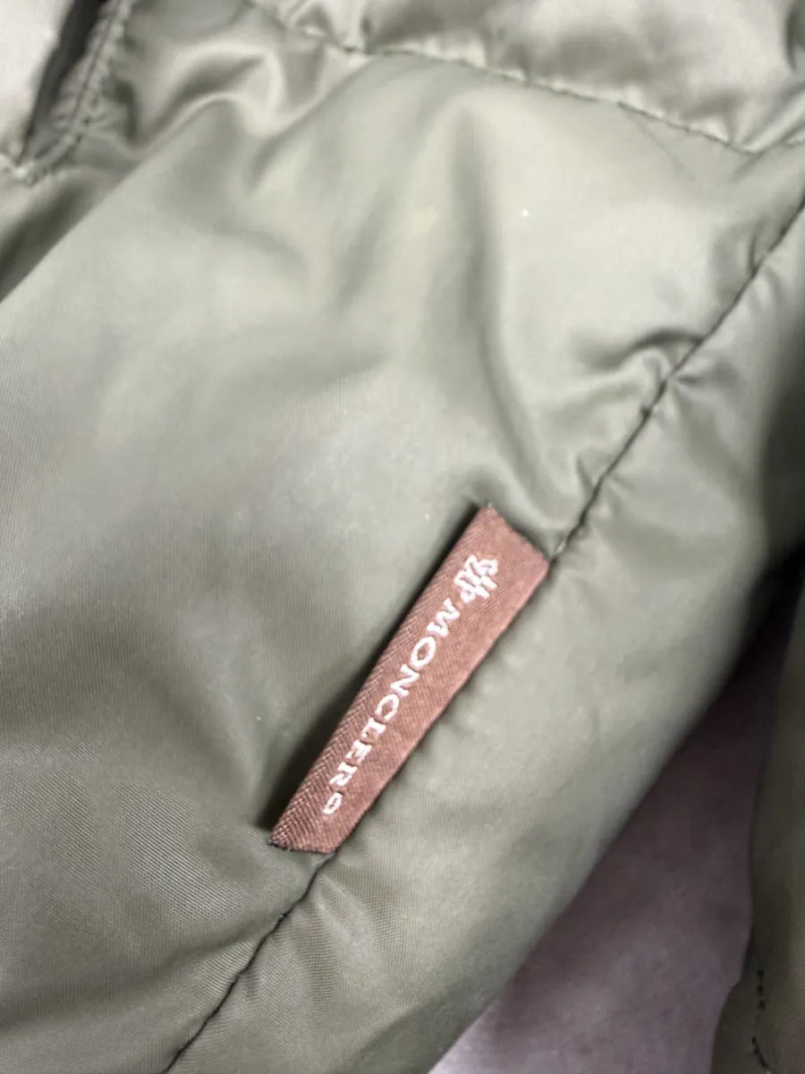 Moncler Green Fur Hood Puffer Jacket XBOvSHn 8