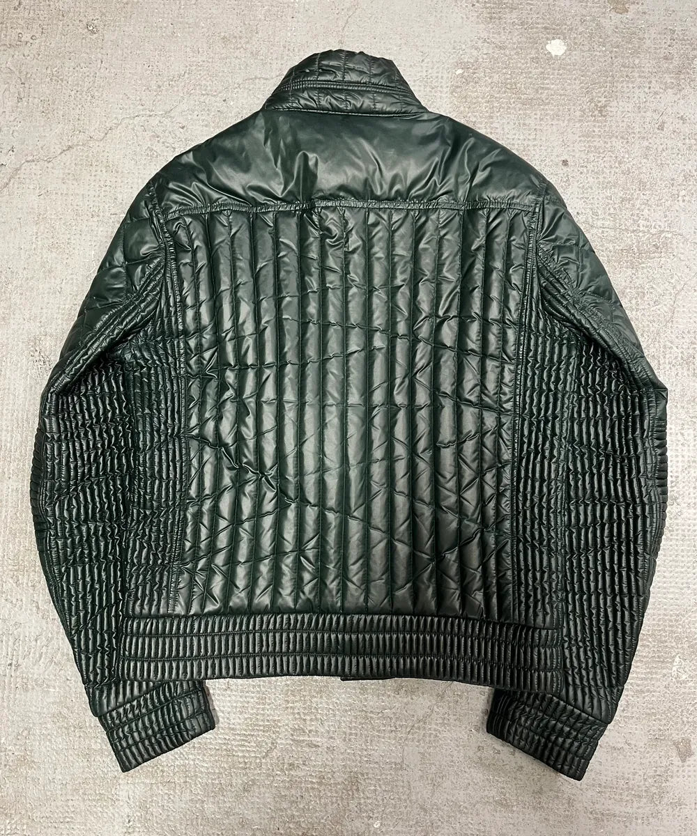 Moncler Green Padded Puffer Biker Jacket hnccvxP 1