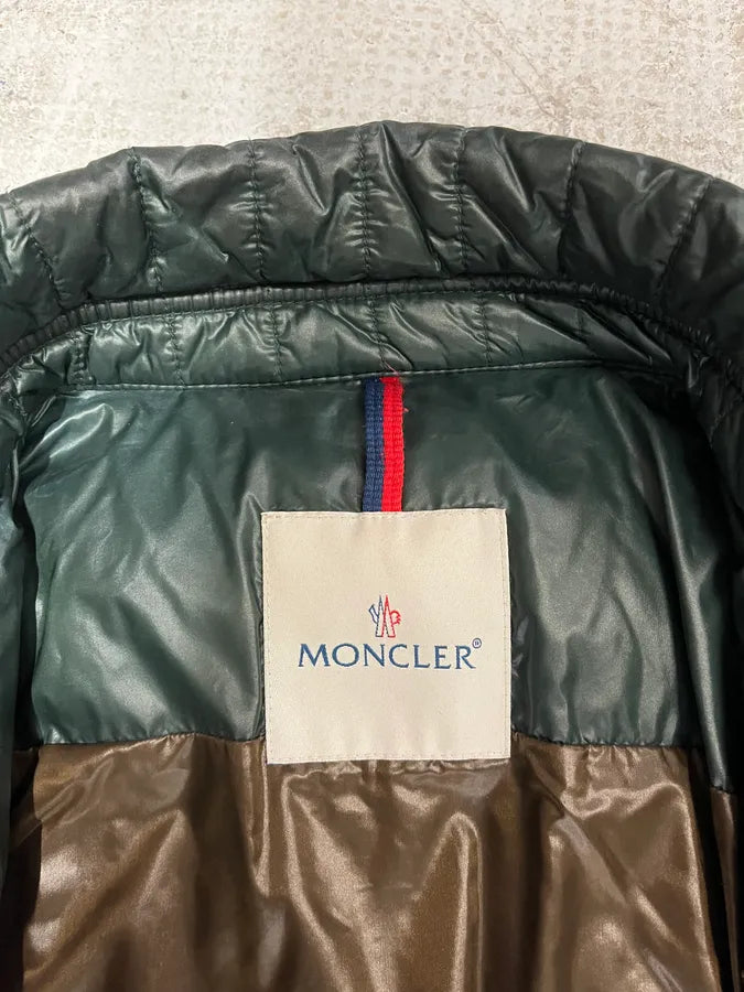 Moncler Green Padded Puffer Biker Jacket hnccvxP 8