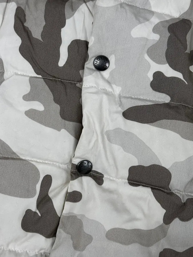 Moncler Grey Wool Camouflage Hybrid Puffer Jacket iRhZDgx 10