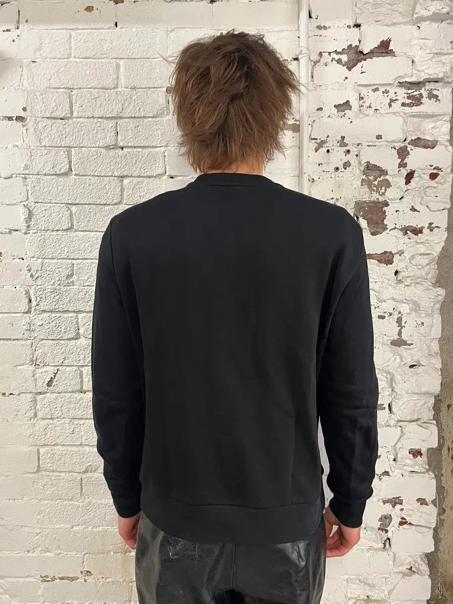 Moncler Kangaroo Pocket Zip Black Sweater uTrVneA 2
