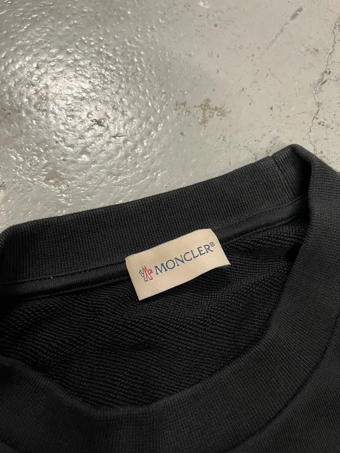 Moncler Kangaroo Pocket Zip Black Sweater uTrVneA 8