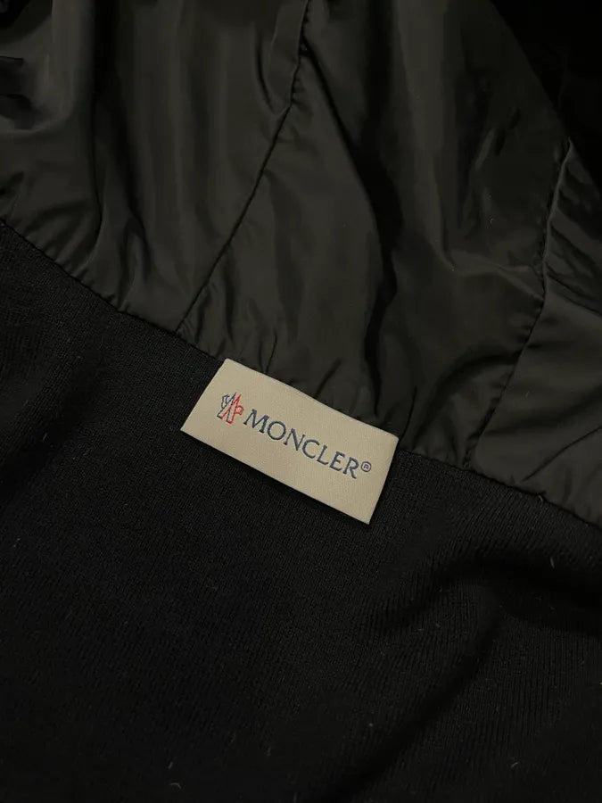 Moncler Light Hybrid French Windbreaker Black Jacket UiJRIWe 10