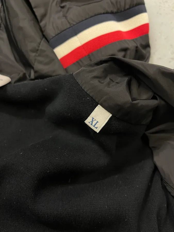 Moncler Light Hybrid French Windbreaker Black Jacket UiJRIWe 11