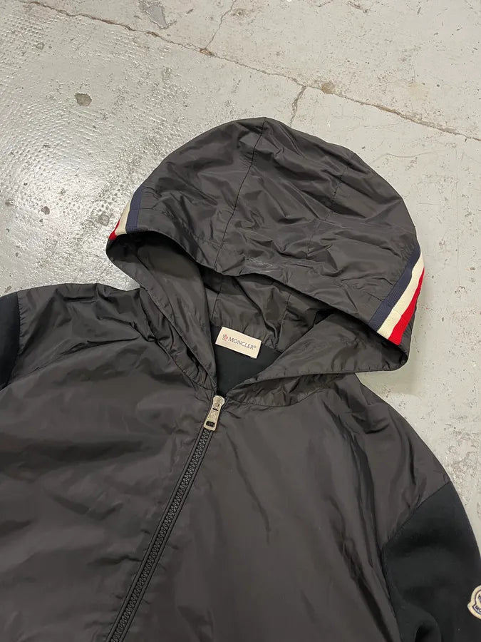 Moncler Light Hybrid French Windbreaker Black Jacket UiJRIWe 5