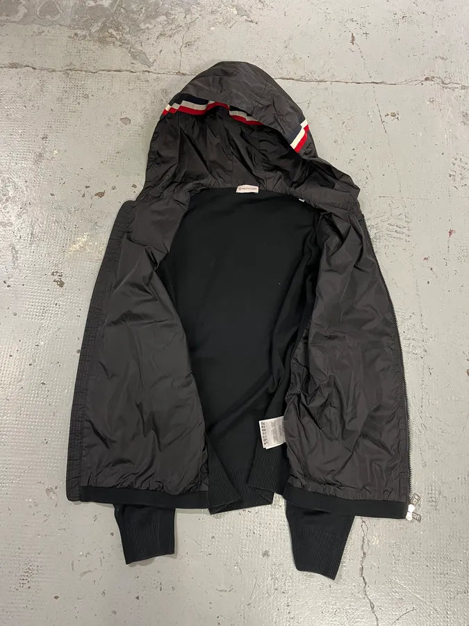 Moncler Light Hybrid French Windbreaker Black Jacket UiJRIWe 9
