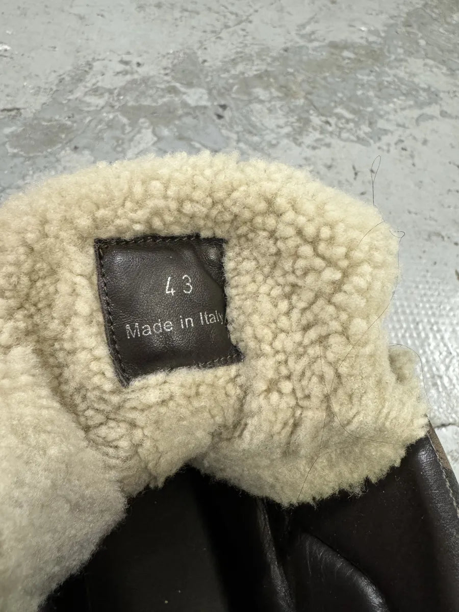 Moncler Mountain Camo Fur Leather Boots (44eu/us10) mGHAztE 5