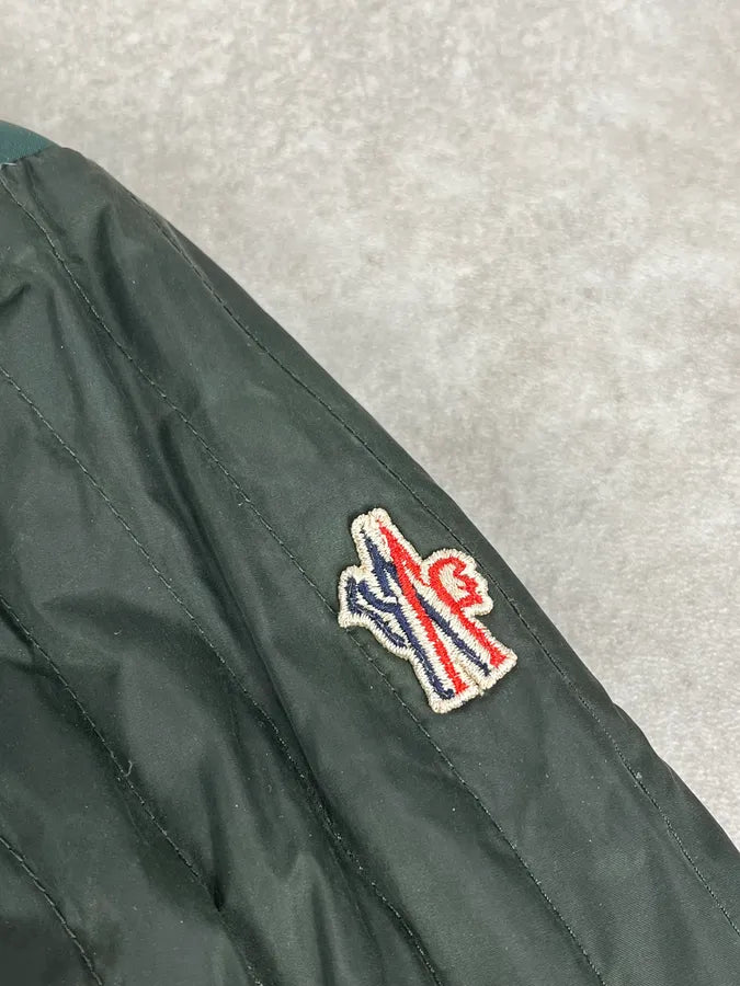 Moncler Olive Nylon Quilted Down Puffer Jacket eUwXPUS 7