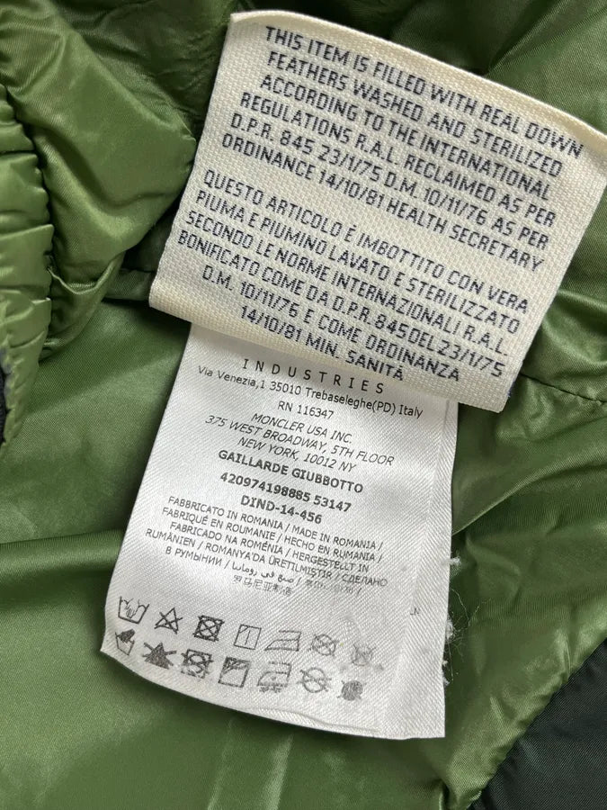 Moncler Olive Nylon Quilted Down Puffer Jacket eUwXPUS 14