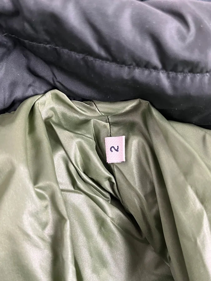 Moncler Olive Nylon Quilted Down Puffer Jacket eUwXPUS 12