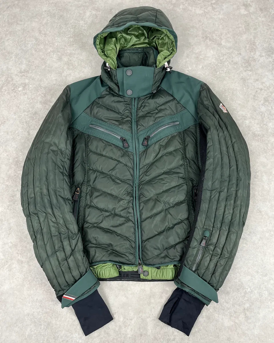 Moncler Olive Nylon Quilted Down Puffer Jacket eUwXPUS 0