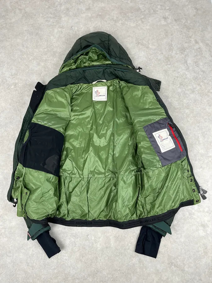 Moncler Olive Nylon Quilted Down Puffer Jacket eUwXPUS 6