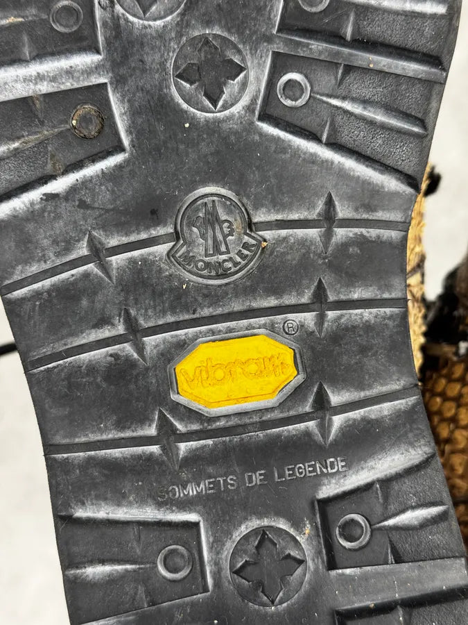 Moncler Beige Python Skin Hiking Boots skLIRls 7