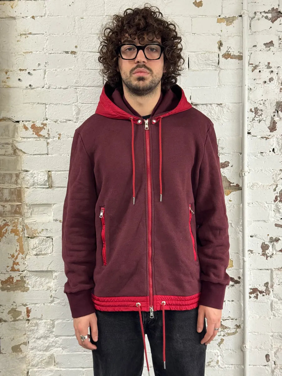 Moncler Red Hybrid Detachable Hood Jacket EBJjPgy 1