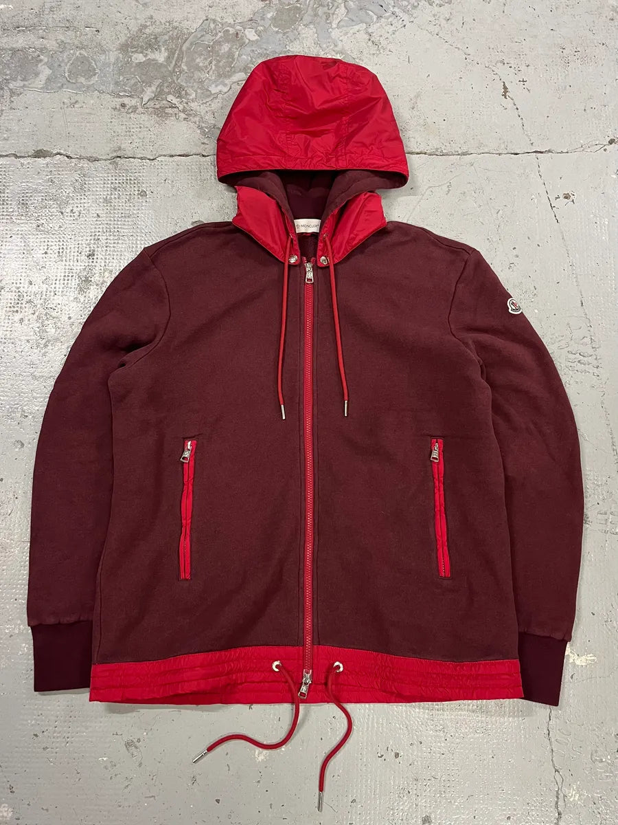 Moncler Red Hybrid Detachable Hood Jacket EBJjPgy 3