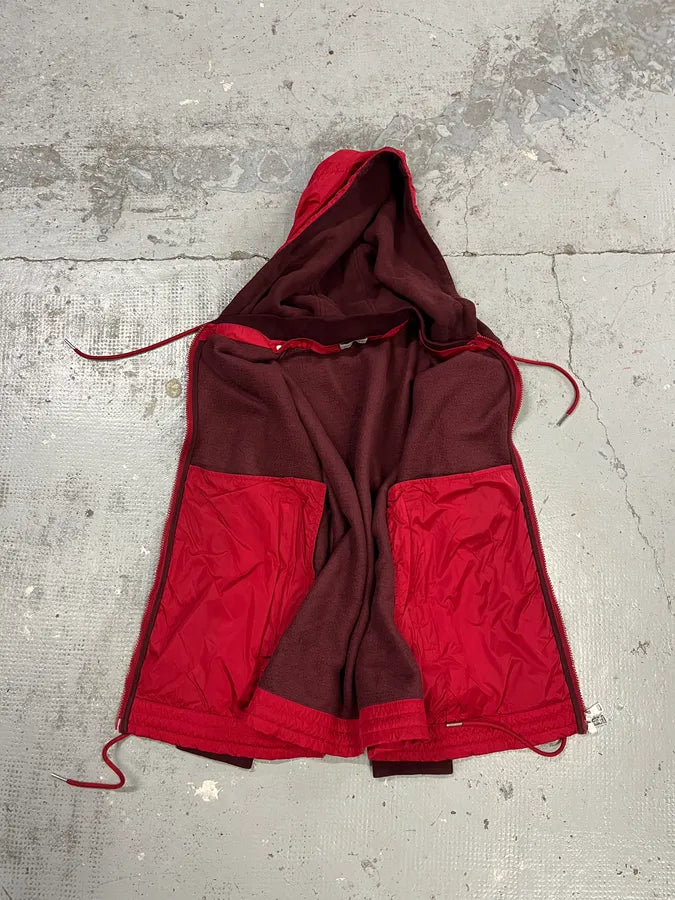 Moncler Red Hybrid Detachable Hood Jacket EBJjPgy 8