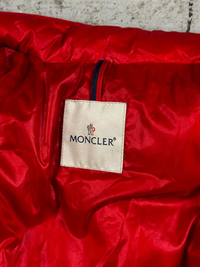 Moncler Red Technical Puffer Jacket NgGOQSS 6