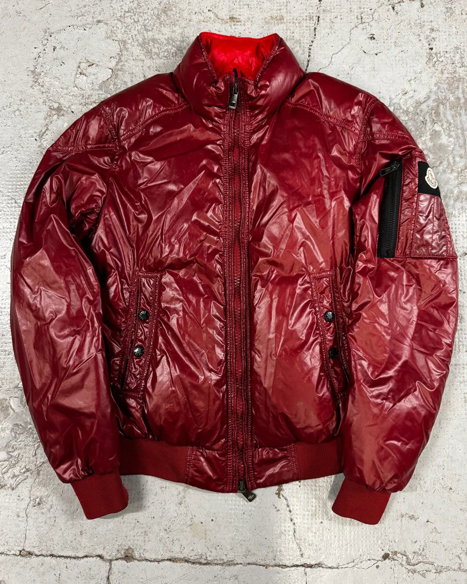 Moncler Red Technical Puffer Jacket NgGOQSS 0