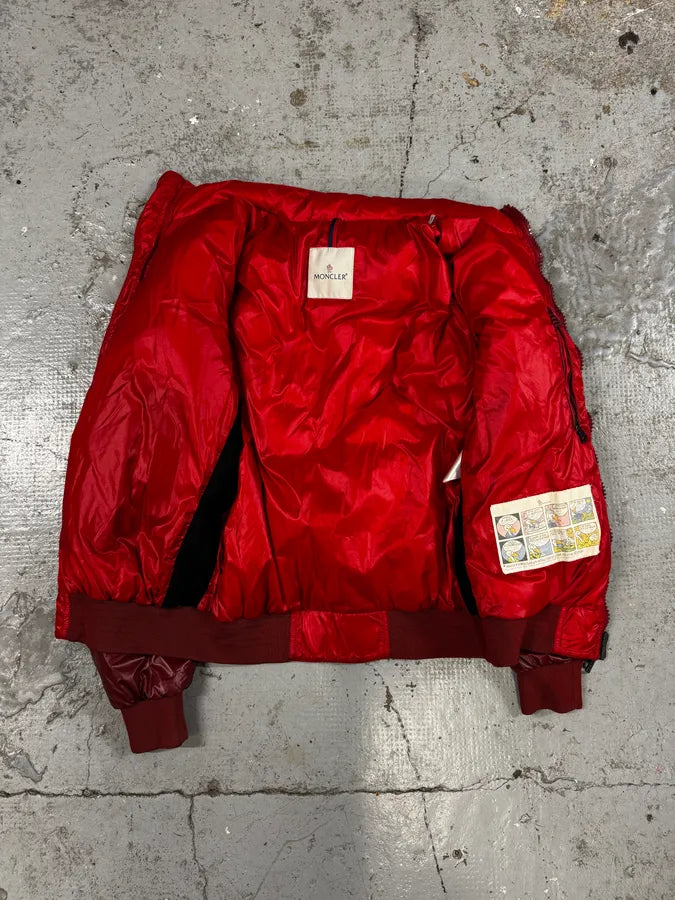 Moncler Red Technical Puffer Jacket NgGOQSS 4