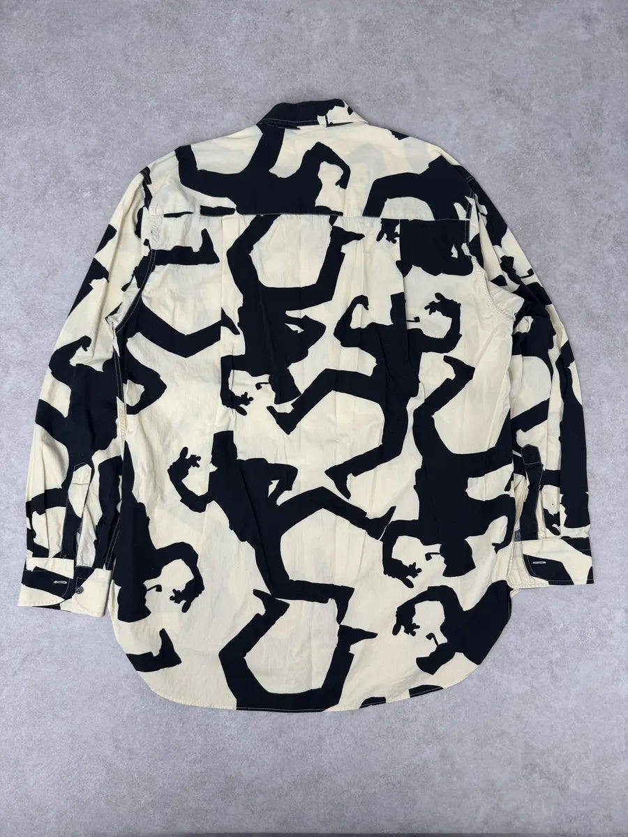 Moschino Beige & Black Crazy Monster Shirt MibilaH 1