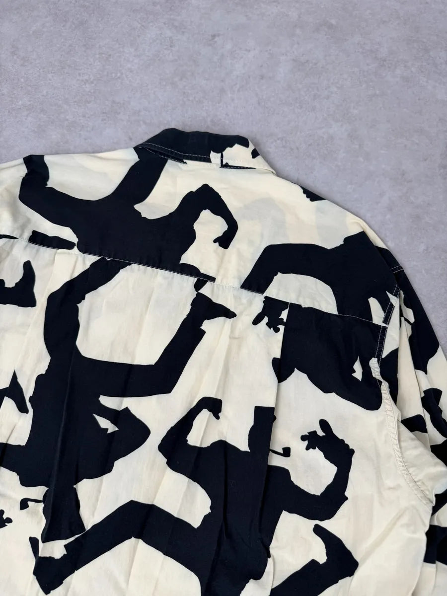 Moschino Beige & Black Crazy Monster Shirt MibilaH 8