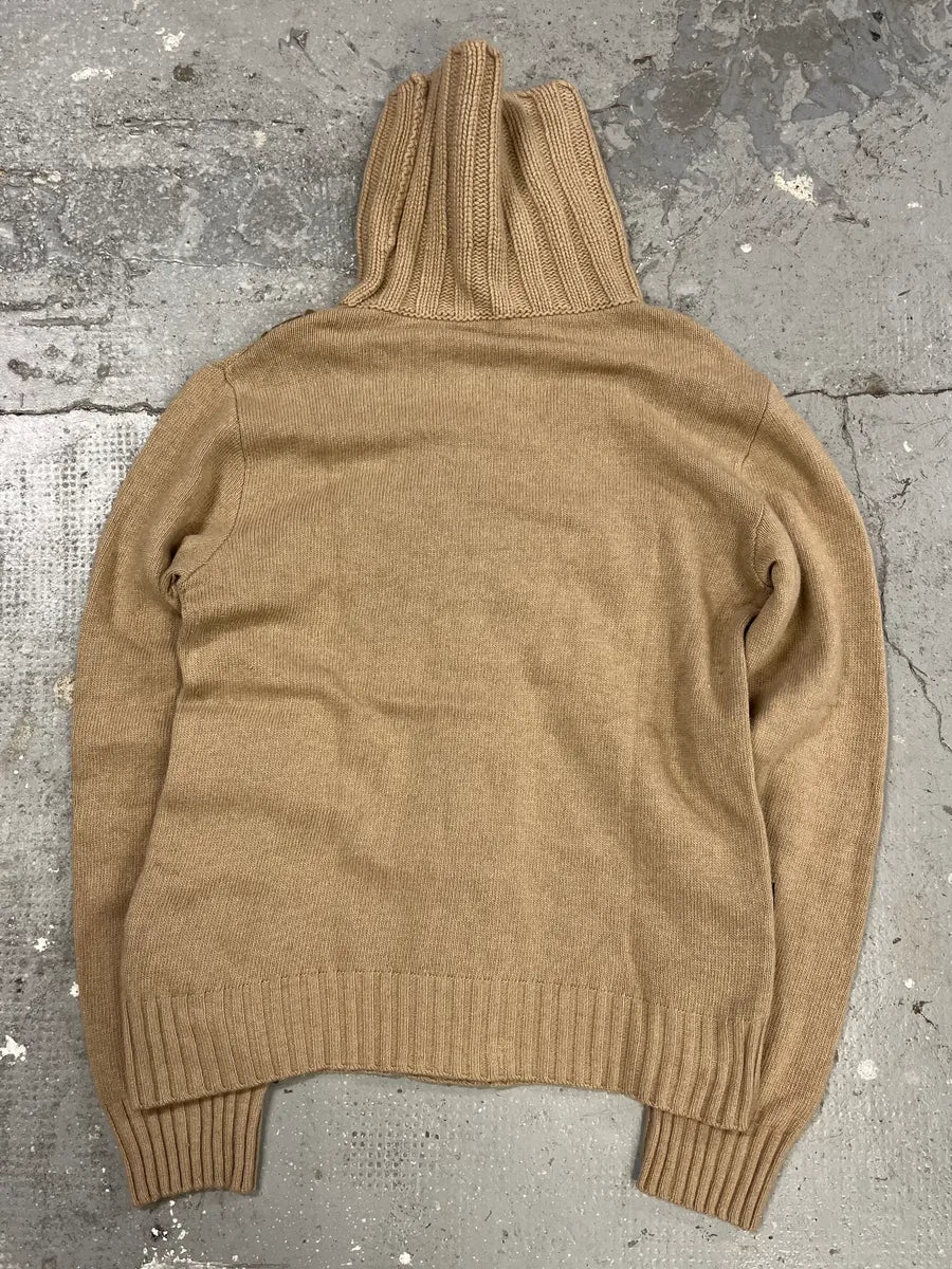 Moschino Beige Crosses Turtleneck Sweater GgkeVZZ 3