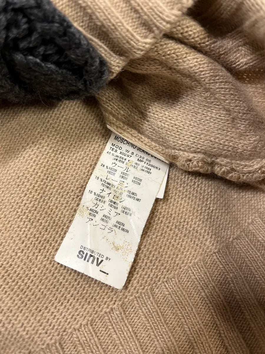 Moschino Beige Crosses Turtleneck Sweater GgkeVZZ 9