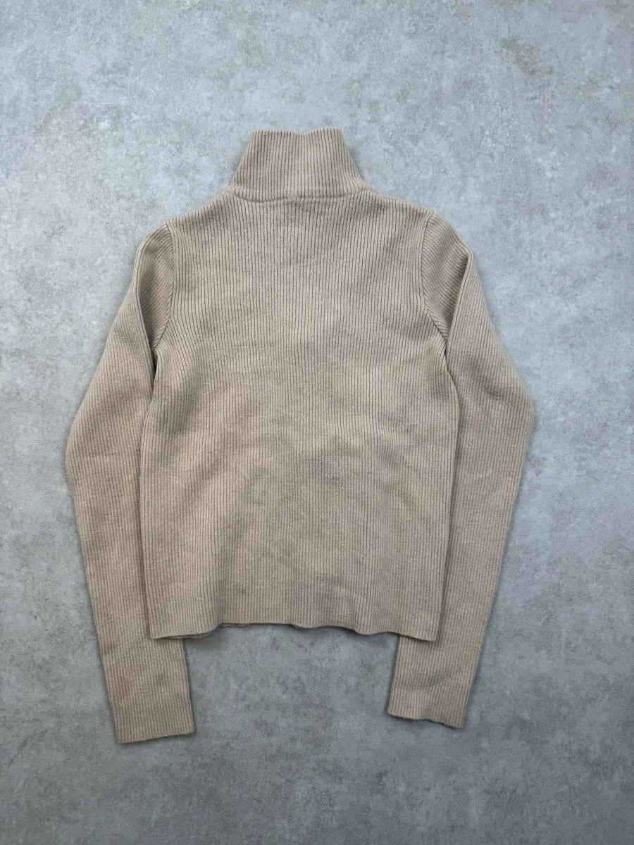 Moschino Beige Knit Button-Front Cardigan xMEoChz 5