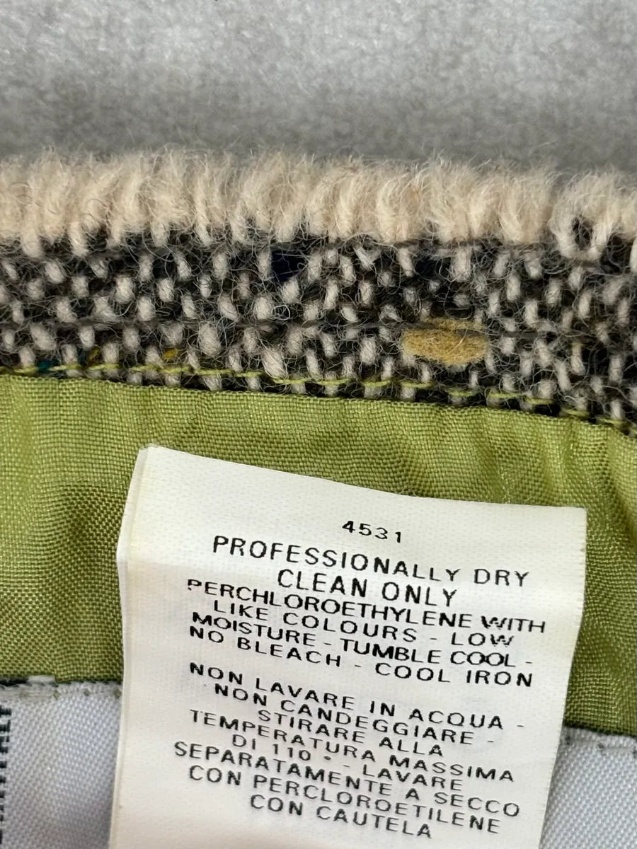 Moschino Beige Wool & Contrast Orange Trim Skirt & Blazer Set bPHzhvM 20
